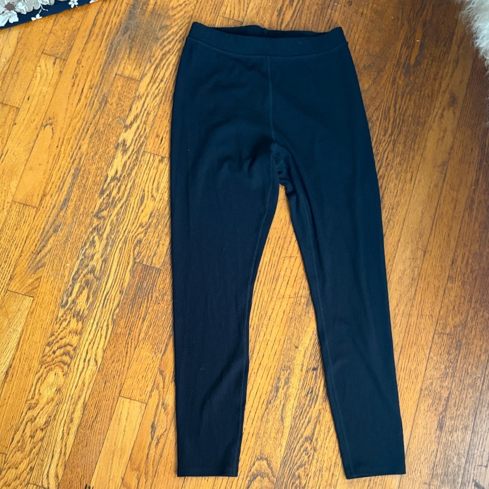 ALO Yoga Ribbed Black Leggings